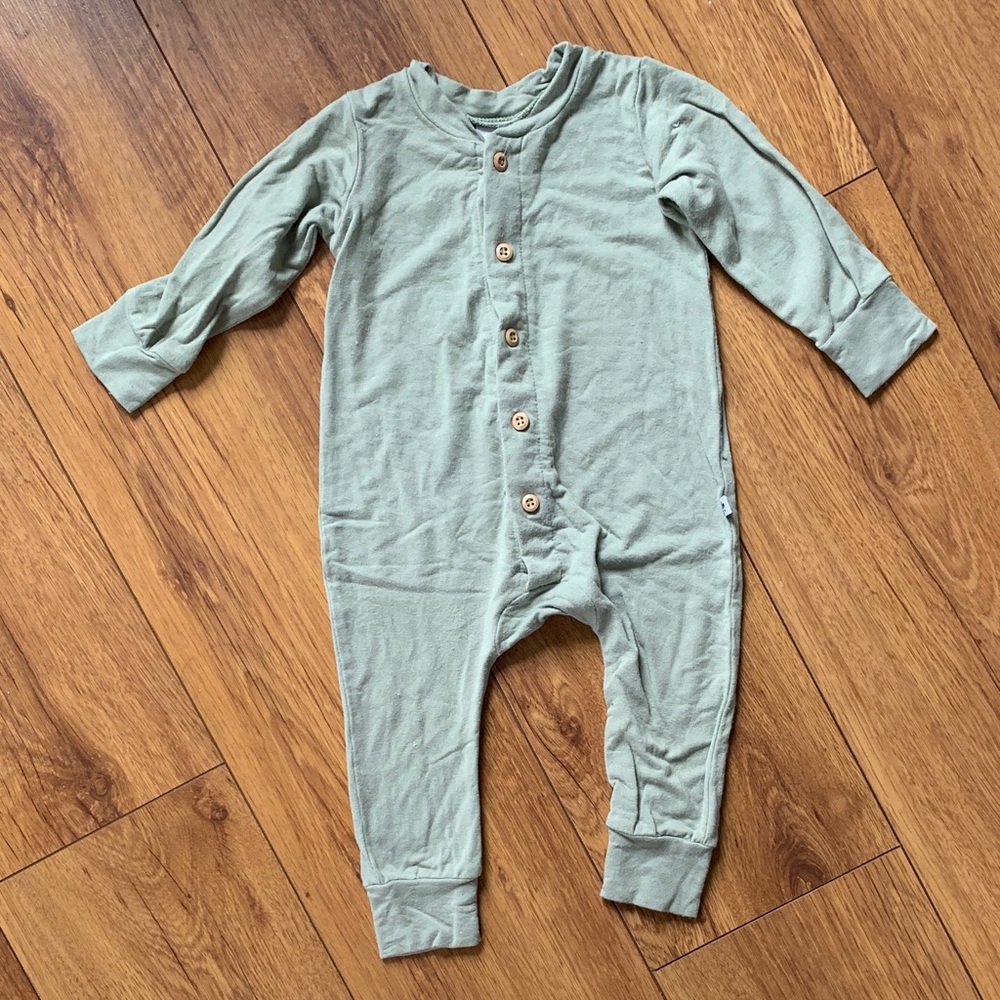 Jax + Lennon co. Green jumpsuit